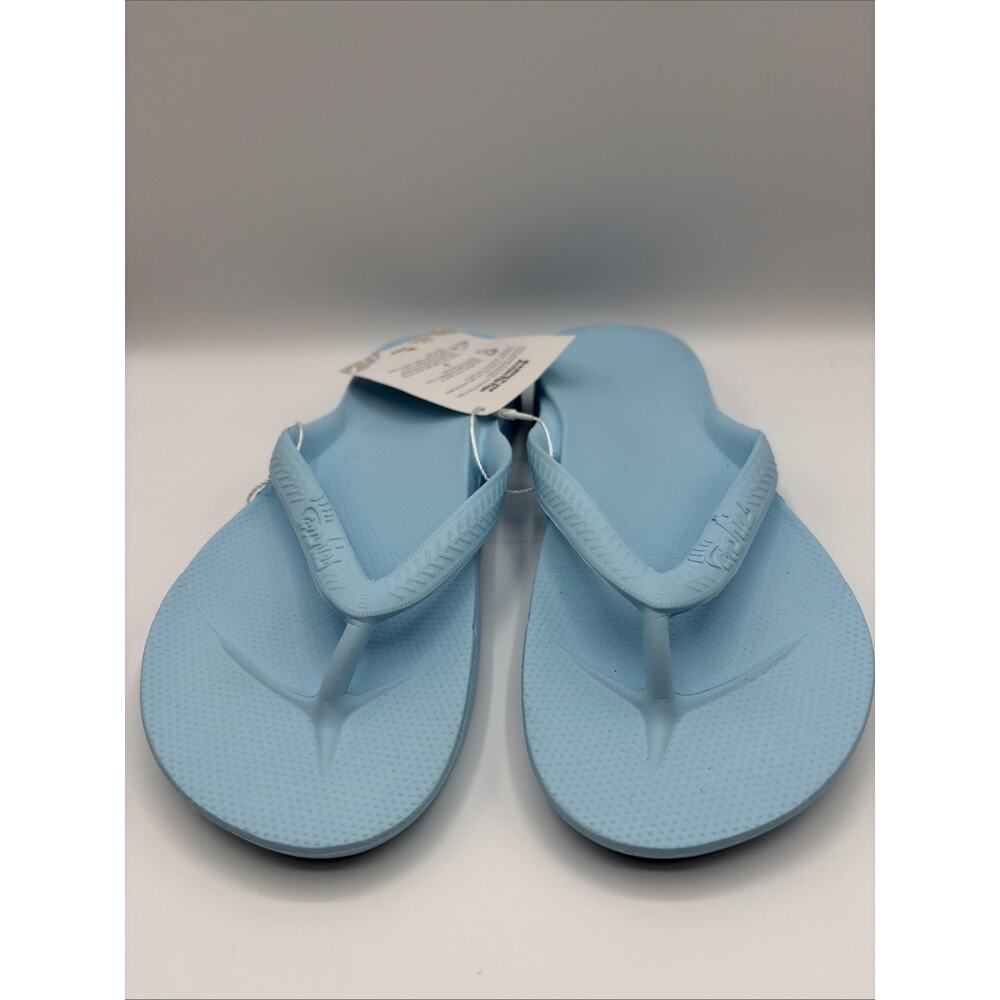 Archies Flip Flops Sandals Unisex Sky Blue M 7 W 8 Arch Support NWT - Picture 3 of 8